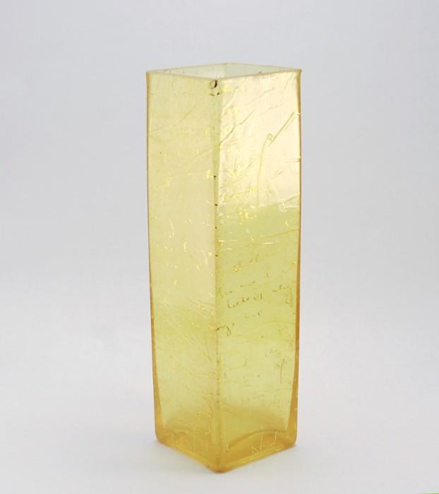 Various treated glass vases
