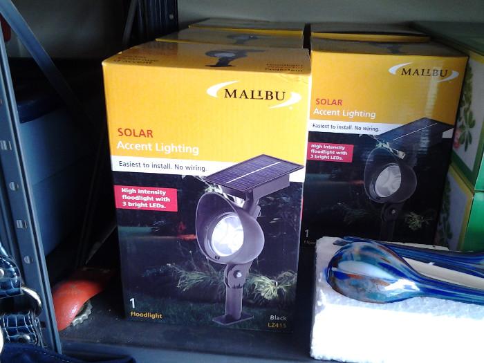 Malibu solar lighting