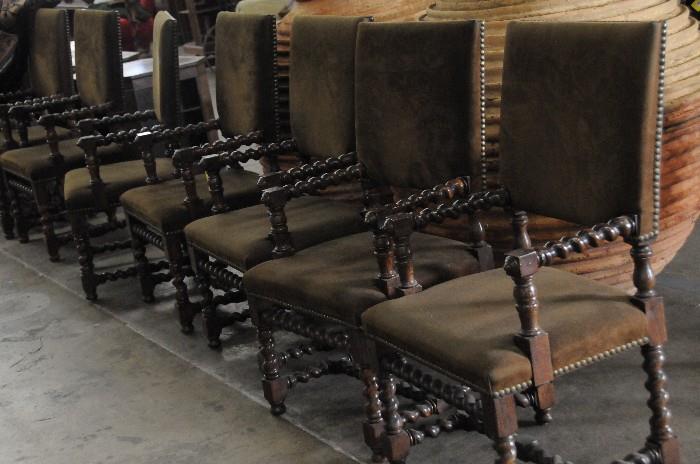 Tudor style dining chairs