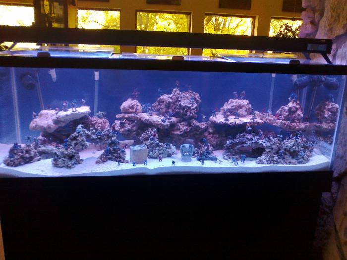 180 gallon tank. Already disassembled