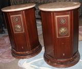 Pair of Marble top Speakers