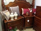 King Size Bed Frame, Dresser and Twin Night Chests by Lexington - Nautica