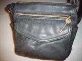 Fossil black hand bag with shoulder strap