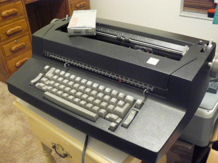 vintage IBM Selectric typewriter