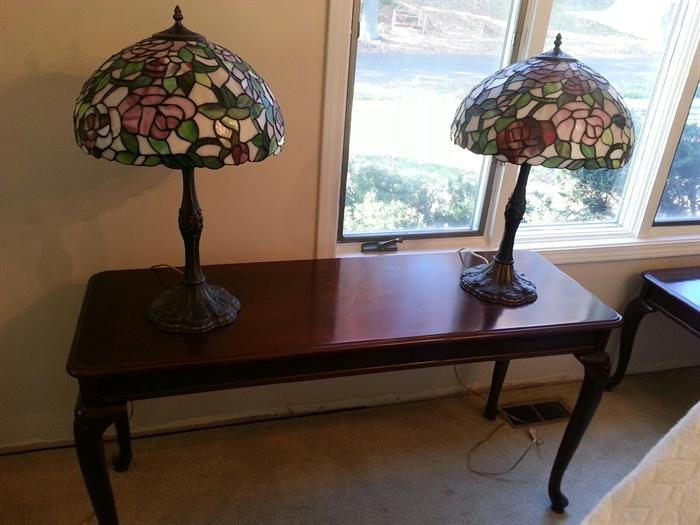 Tiffany Style Lamps - Beautiful condition