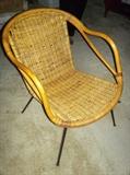 single rattan chair 