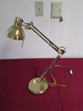 Brass desk or piano lamp