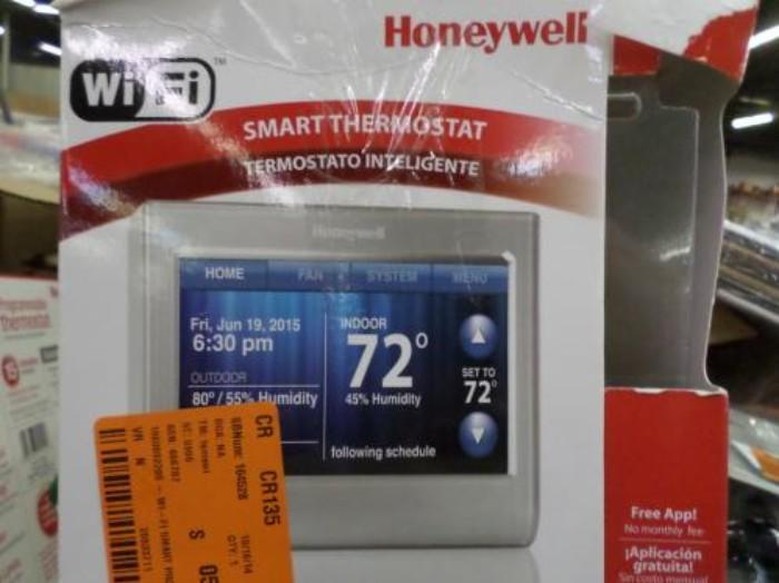 Lot including -
fluidmaster toilet fill valve
universal all in one toilet repair kit
honeywell smart thermostat
misc pallet of 40+ items
with $246.95 ESTIMATED total retail value. View lot here http://bidonfusion.com/m/lot-details/index/catalog/2133/lot/229924/