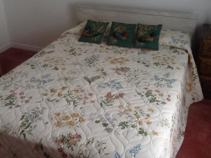 full size bed with frame and mattress $100