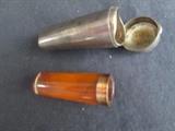 Gold & Silver Bakelite Cigar Holder