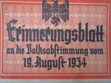 Notice to Vote on Hitler's Election Day