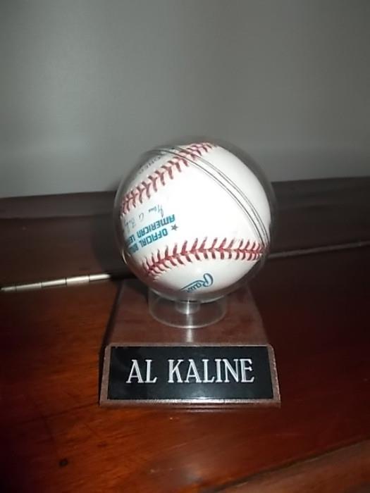 Al Kaline autograph ball