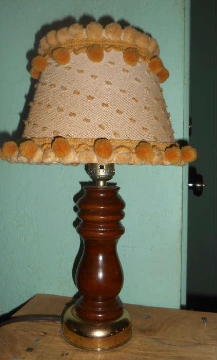 Nice Vintage Lamp with Pom-poms...