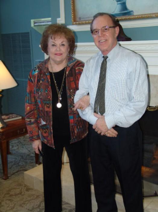 Len and Sally in Nashville, TN, Jan. 14, 2015 conducting Richland's Antique Roadshow.