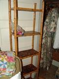 Wicker etagere