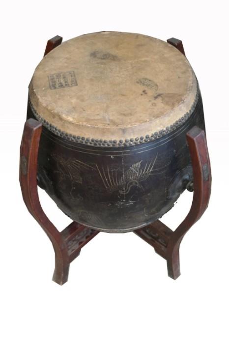 10      Antique Mongolian Drum