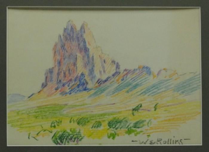 75	Warren Rollins listed New Mexico Artist Landscape