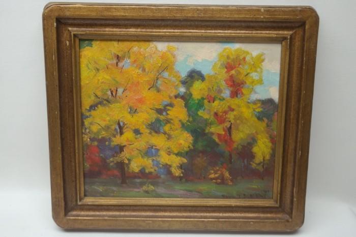 80	20th C "Fall Foliage" by Paul T. Sargent
