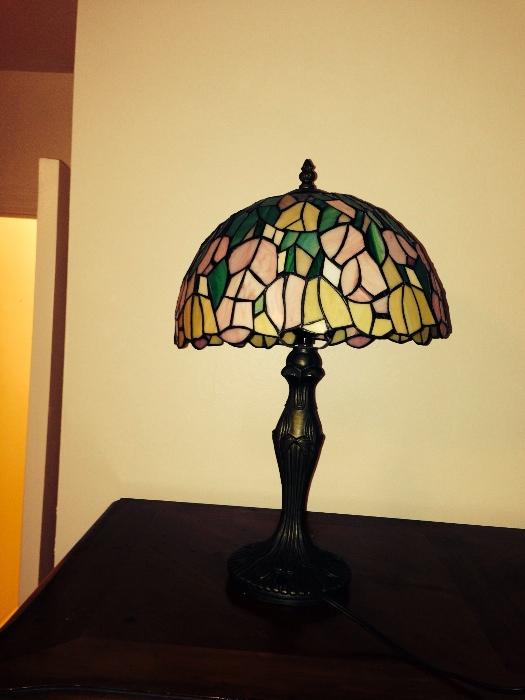 Stained glass Tiffany style lamp