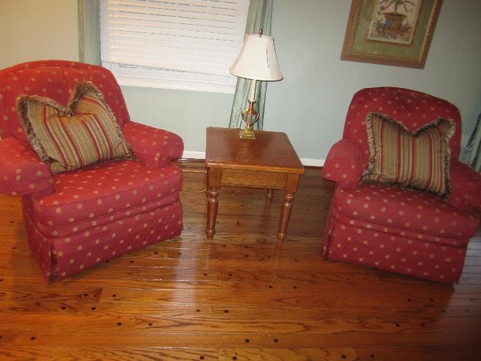  VERY NICE PAIR OF CHAIRS BY SHERRILL 
