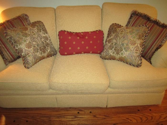 CLOSE UP OF SOFA BY SHERRILL