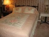 Queen Size bed, mattress and box springs for matching bedroom suite