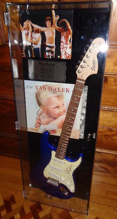 Signed Van Halen "Eddie Van Halen" Guitar