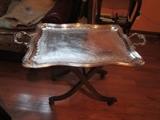 19 CENTURY SILVER PLATED TABLE.
