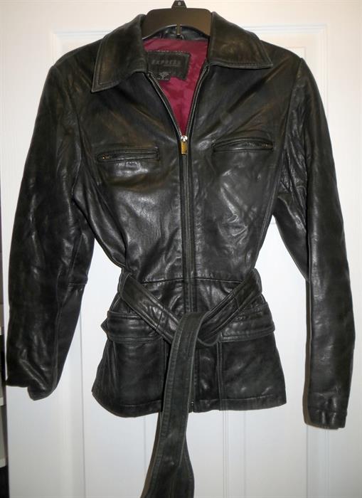 Small women's leather jacket