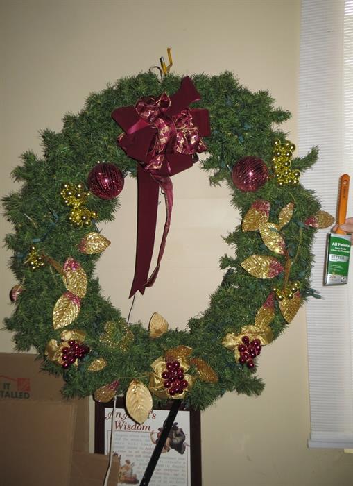 Large christmas wreath
