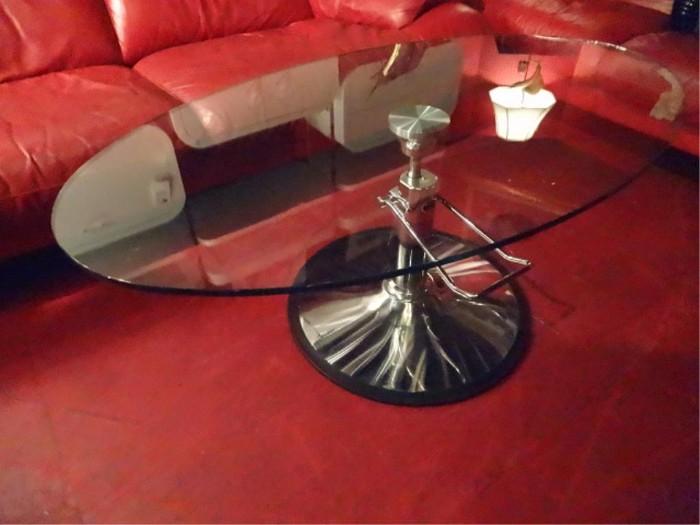 MODERN DESIGN ADJUSTABLE HEIGHT COFFEE TABLE WITH HYDRAULIC LIFT, RAISES TO DINING HEIGHT
