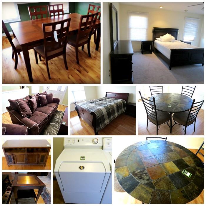 TVA Household & Appliance Auction - Washers - Dryers - Refrigerators - Dining Room Sets - Bedroom Sets - Living Room Sets - Sofas - Love Seats - Light Fixtures & More | www.SoldonCompass.com