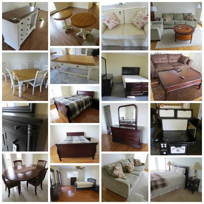TVA Household & Appliance Auction - Washers - Dryers - Refrigerators - Dining Room Sets - Bedroom Sets - Living Room Sets - Sofas - Love Seats - Light Fixtures & More | www.SoldonCompass.com