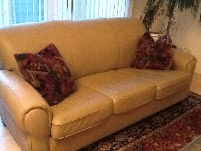 Leather couch - excellent condition!