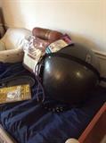 stability ball, bedding set, bed pillow