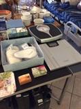 soaps, lotions, scale