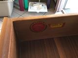 interior of Mid Century dresser, Hickory Manufacturing Co., Tung S1original