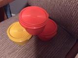 retro Tupperware containers