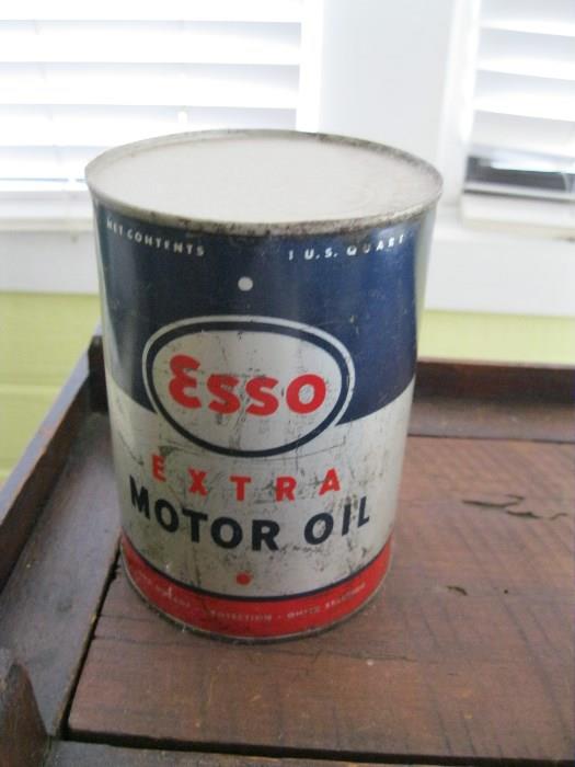 Esso motor oil (can has not been opened)