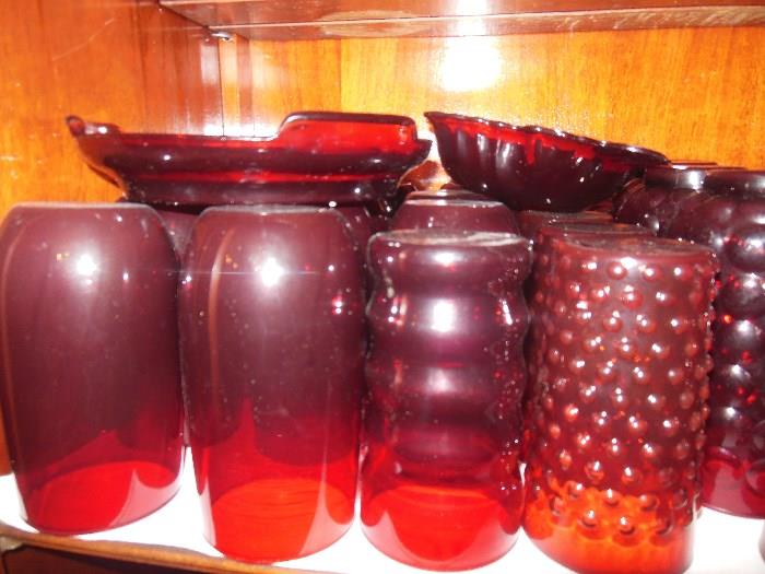 ruby glassware