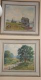 2  ~ 1950's paintings by J T Barks
• Old Fishing Shack
•Country Road
