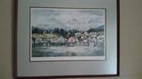 Nancy Taylor Stonington pencil signed prints           Sitka Native Village