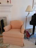 Swivel rocking chair by Ethan Allen