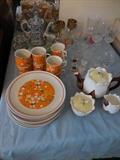Vintage Mid Century Dessert Set, Lefton Tea Set