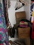 Vintage Purses, Hats, Some with boxes