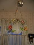 Vintage Enamel Light Fixture