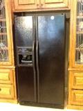 Black Kenmore Side by Side Refrigerator