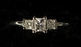 Lot 534:
Diamond and 14K White Gold Ring