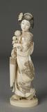 Lot 626:
A Very Fine Japanese Carved Ivory Figure