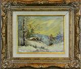 12. GEORGE GARDNER SYMONS OIL PAINTING ON CANVAS.